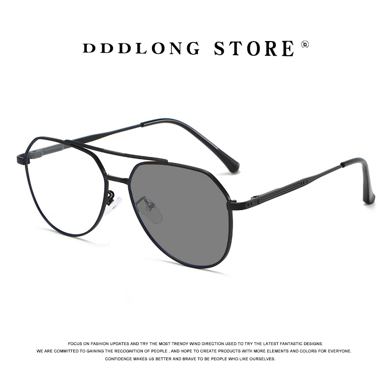 Vintage Fashion Enthusiasts - DDDLONG Retro Punk Fashion Pilot Photochromic