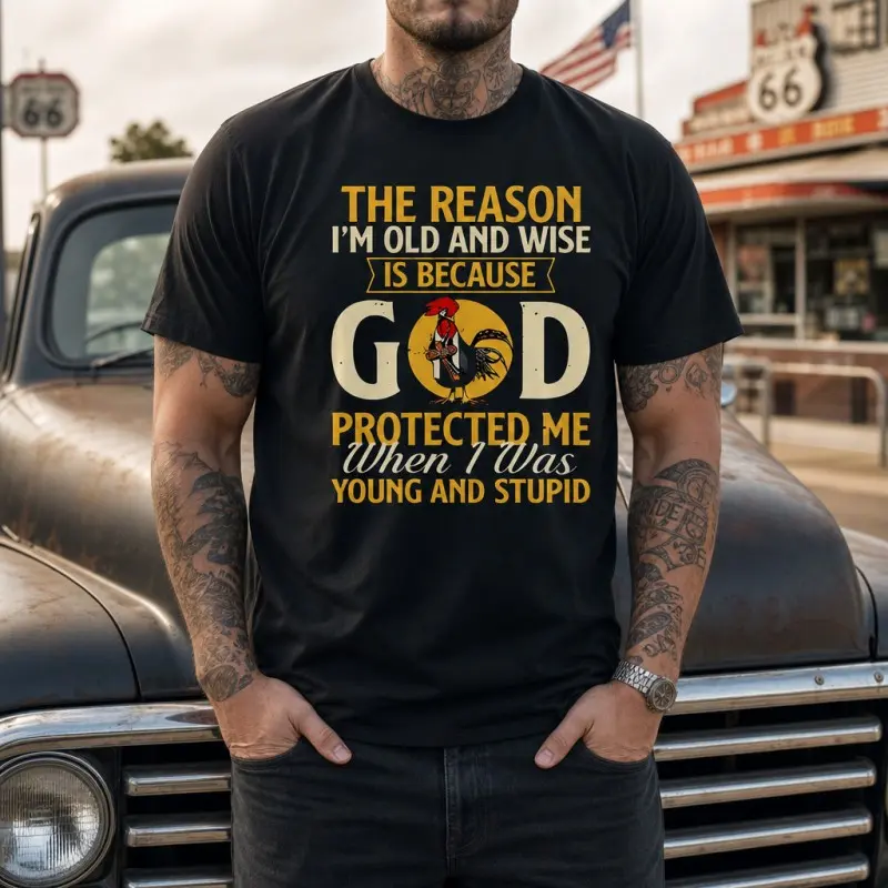 Men's Vintage Rooster Quote Pr - Vintage Fashion Quotes ulasan dan harga