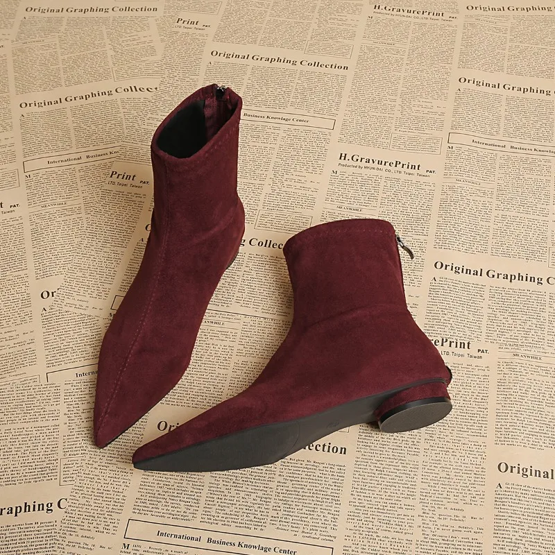 New Winter Low Heel Women Mord - Vintage Fashion Dresses ulasan dan harga
