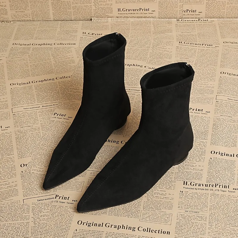 New Winter Low Heel Women Mord - Vintage Fashion Dresses ulasan dan harga