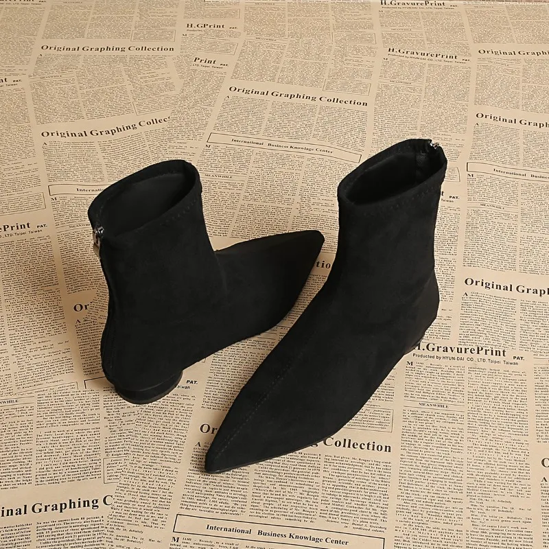 New Winter Low Heel Women Mord - Vintage Fashion Dresses ulasan dan harga