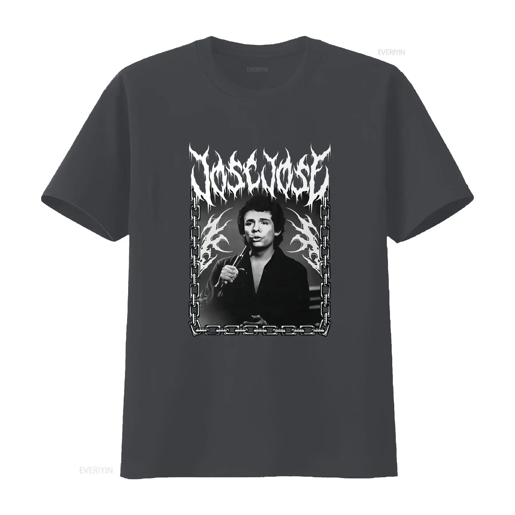 Jose Dark Metal Lettering T Sh - Vintage Fashion La ulasan dan harga