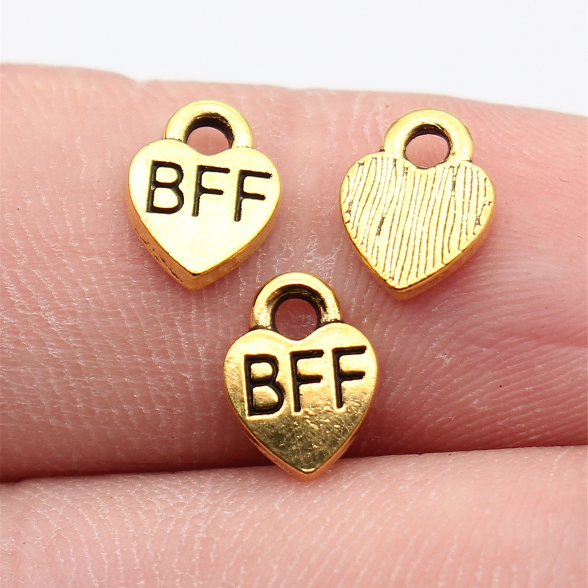 40pcs 9.3x7mm Antique Gold Col - Vintage Fashion Stores ulasan dan harga