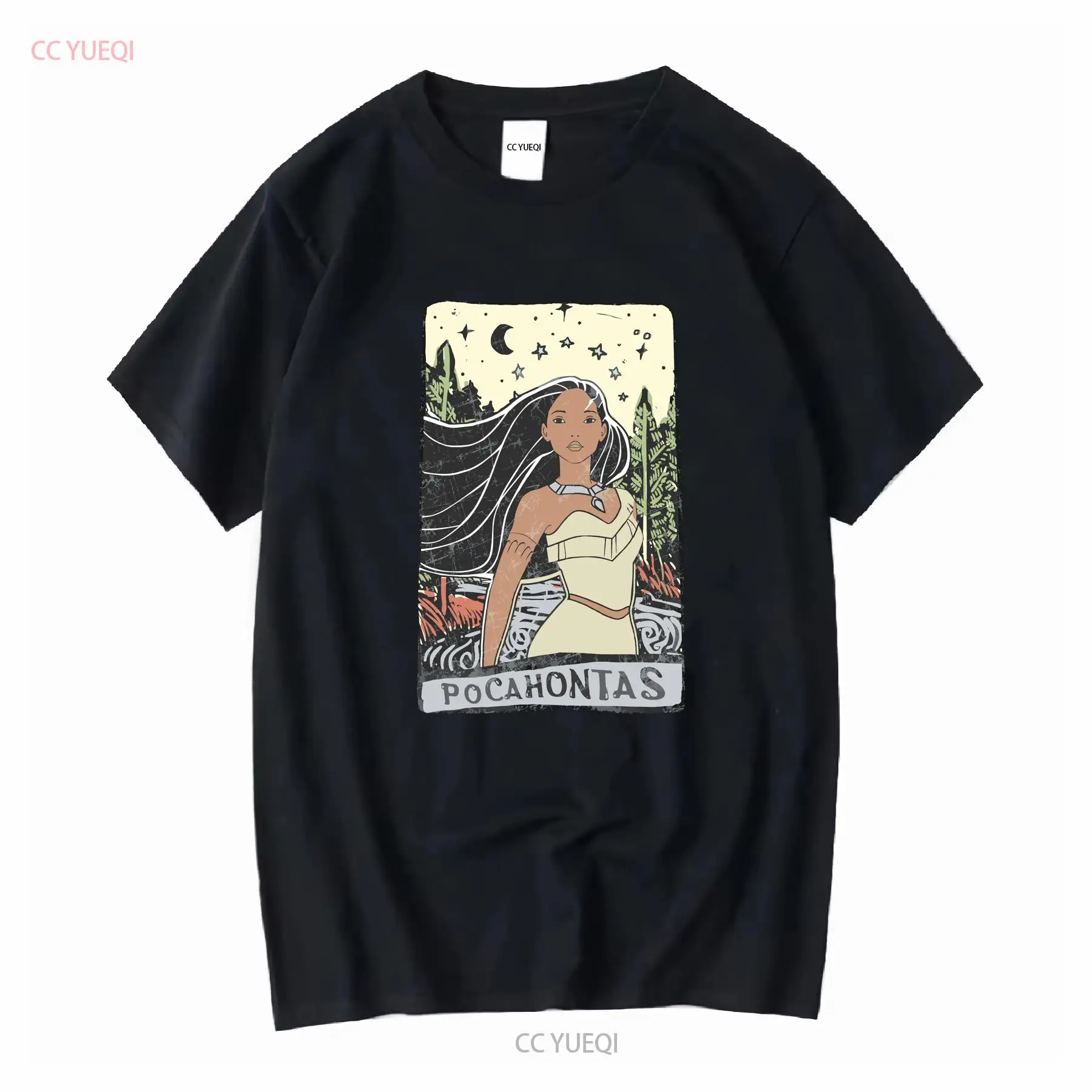Pocahontas T Shirt Sizes Cotto - Vintage Fashion Jersey ulasan dan harga