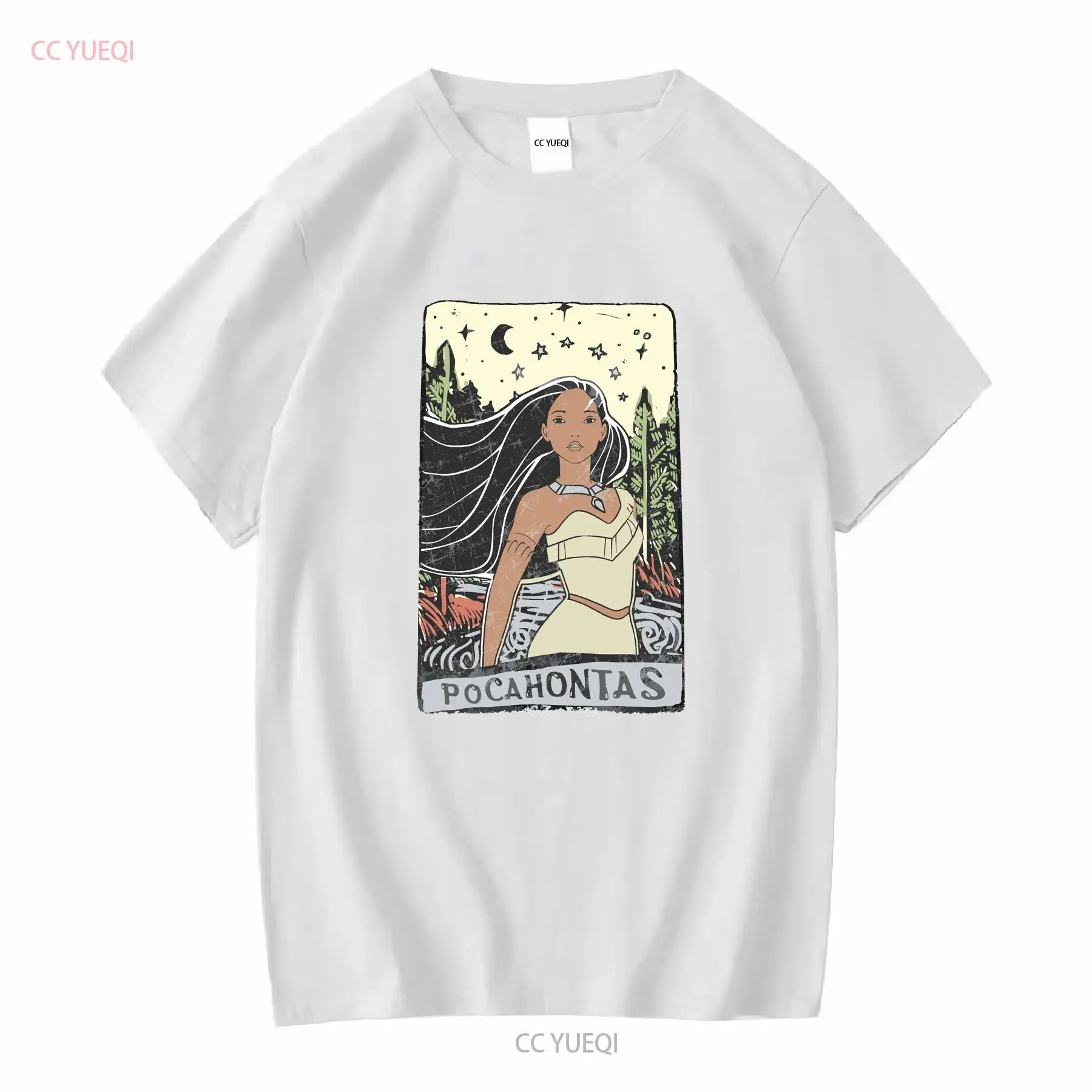 Pocahontas T Shirt Sizes Cotto - Vintage Fashion Jersey ulasan dan harga