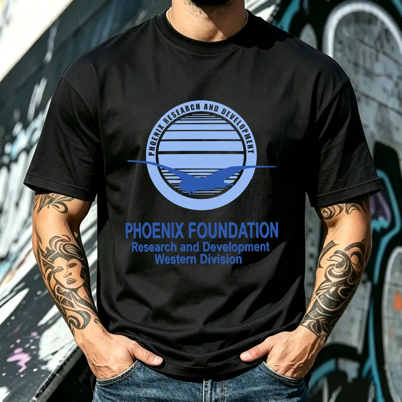 washed T Shirt Phoenix Foundat - Vintage Fashion Research ulasan dan harga
