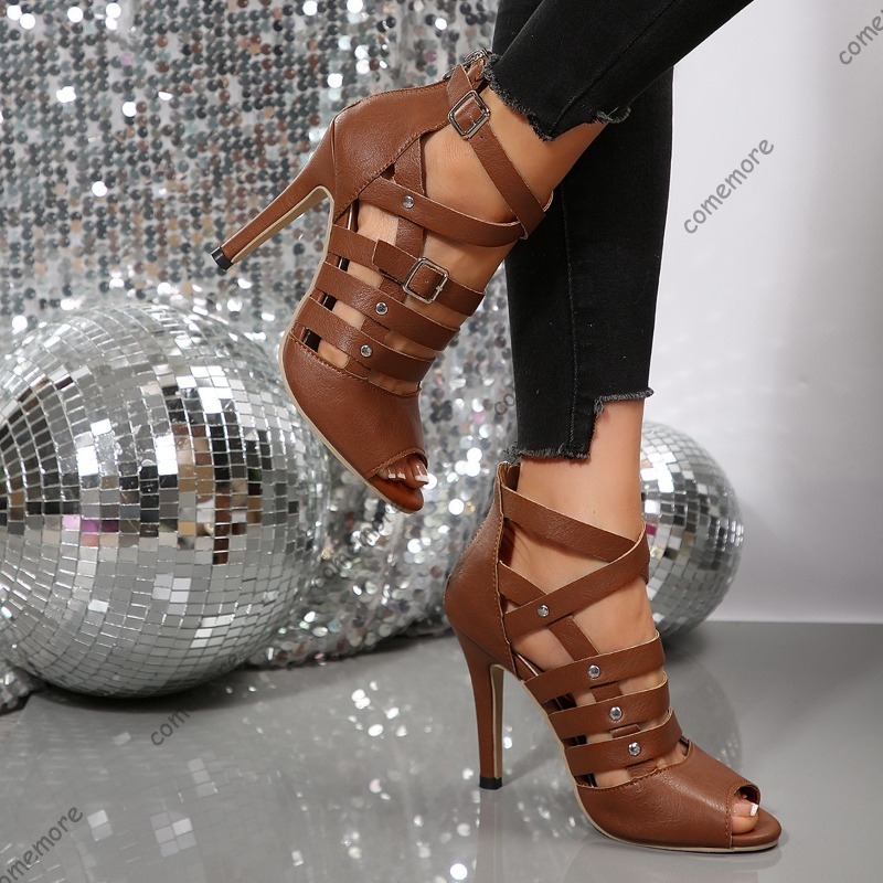 Women's Gladiator High Heel Sa - Vintage Fashion Online ulasan dan harga